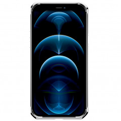 Coque rigide ITSKINS HYBRID GLASS Apple iPhone 12 PRO MAX Argent