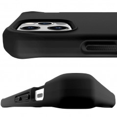 Coque rigide ITSKINS HYBRID SILK Apple iPhone 12 PRO MAX Noir