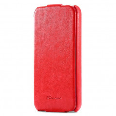 Etui flip vertical Vintage Apple iPhone 5/5S/SE Rouge