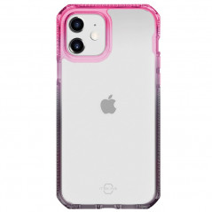 Coque rigide ITSKINS SUPREME PRISM Apple iPhone 12 Mini Rose (light pink and grey)