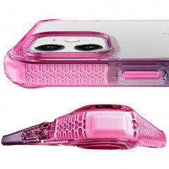 Coque rigide ITSKINS SUPREME PRISM Apple iPhone 12 Mini Rose (light pink and grey)