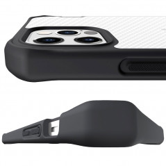 Coque rigide ITSKINS HYBRID TEX Apple iPhone 12 PRO MAX Noir