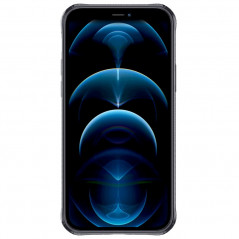 Coque souple ITSKINS NANO GEL DUO Apple iPhone 12 PRO MAX Noir-Clair (Transparente)