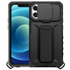 Coque antichoc ITSKINS SLIDELOCK STAND Apple iPhone 12 PRO MAX Noir