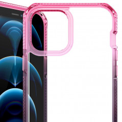 Coque rigide ITSKINS SUPREME PRISM Apple iPhone 12 PRO MAX Rose