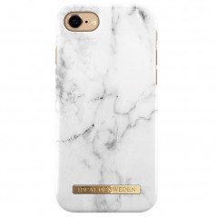 Coque rigide iDeal of Sweden Marble Serie Apple iPhone 7/8/6S/6/SE 2020 Blanc