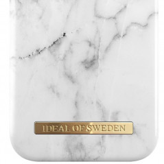 Coque rigide iDeal of Sweden Marble Serie Apple iPhone 7/8/6S/6/SE 2020 Blanc