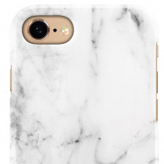 Coque rigide iDeal of Sweden Marble Serie Apple iPhone 7/8/6S/6/SE 2020 Blanc