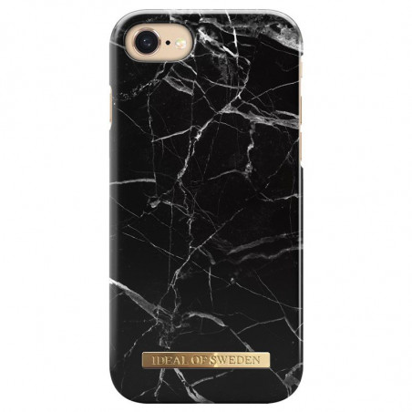 Coque rigide iDeal of Sweden Marble Serie Apple iPhone 7/8/6S/6/SE 2020 Noir