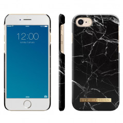 Coque rigide iDeal of Sweden Marble Serie Apple iPhone 7/8/6S/6/SE 2020 Noir