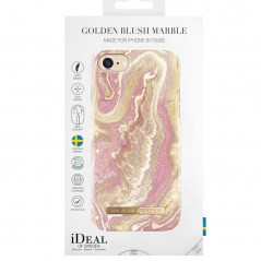 iDeal of Sweden – iPhone SE 2020/8/7/6S/6 Coque Golden Blush Marble