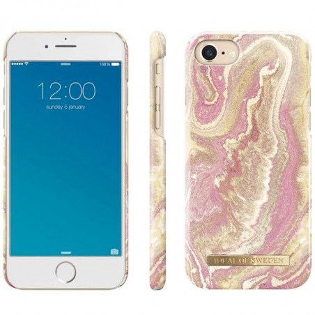 iDeal of Sweden – iPhone SE 2020/8/7/6S/6 Coque Golden Blush Marble