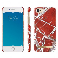 iDeal of Sweden – iPhone SE 2020/8/7/6S/6 Coque Scarlet Red Marble