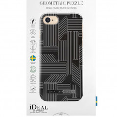 iDeal of Sweden – iPhone SE 2020/8/7/6S/6 Coque Geometric Puzzle