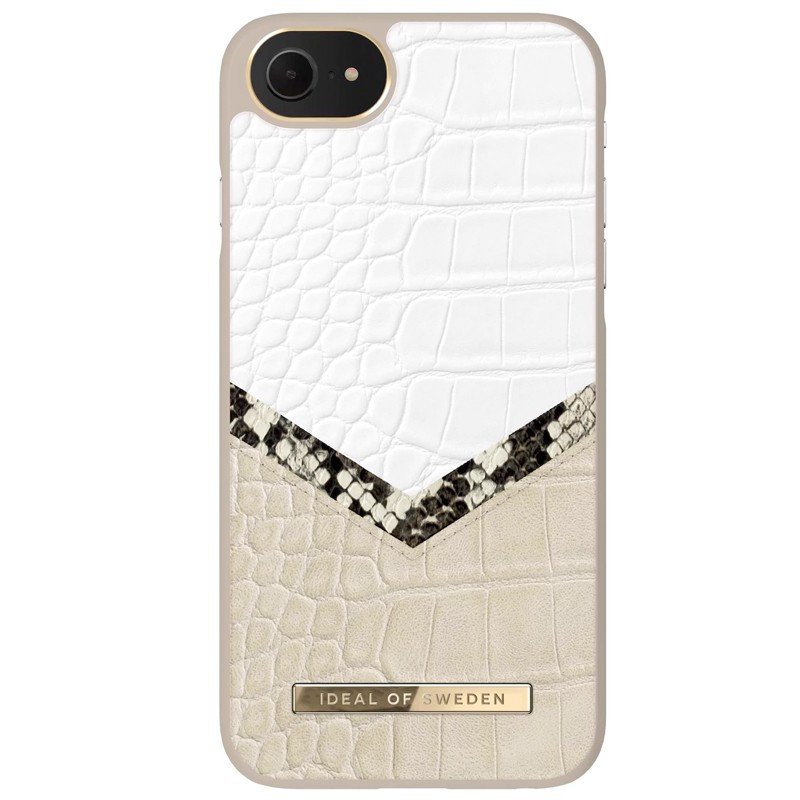 iDeal of Sweden – iPhone SE 2020/8/7/6S/6 Coque Dusty Cream Python