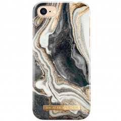 Coque rigide iDeal of Sweden Golden Marble Series Apple iPhone 7/8/6S/6/SE 2020 Noir (Golden Ash Marble)
