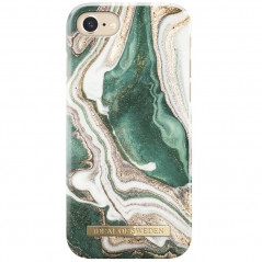 Coque rigide iDeal of Sweden Golden Marble Series Apple iPhone 7/8/6S/6/SE 2020 Vert (Golden Jade Marble)