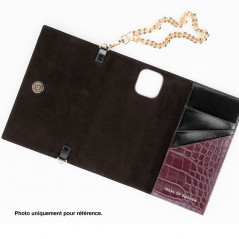 Etui iDeal of Sweden Croco Studio Clutch Apple iPhone 7/8/6S/6/SE 2020 Bordeau