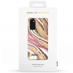 Coque rigide iDeal of Sweden Cosmic Swirl Samsung Galaxy S20/S20 5G Rose
