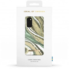 Coque rigide iDeal of Sweden Cosmic Swirl Samsung Galaxy S20/S20 5G Vert