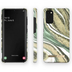 Coque rigide iDeal of Sweden Cosmic Swirl Samsung Galaxy S20/S20 5G Vert