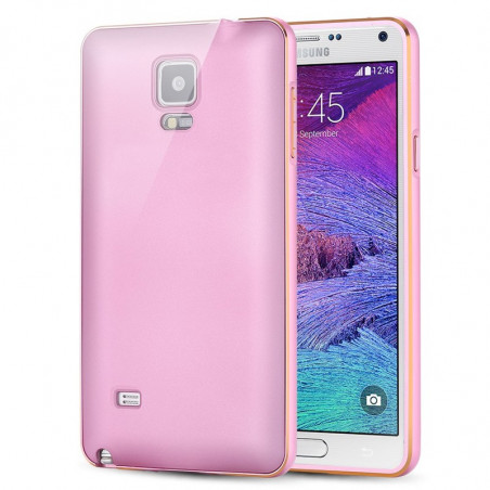 Coque aluminium Samsung Galaxy Note 4 Rose