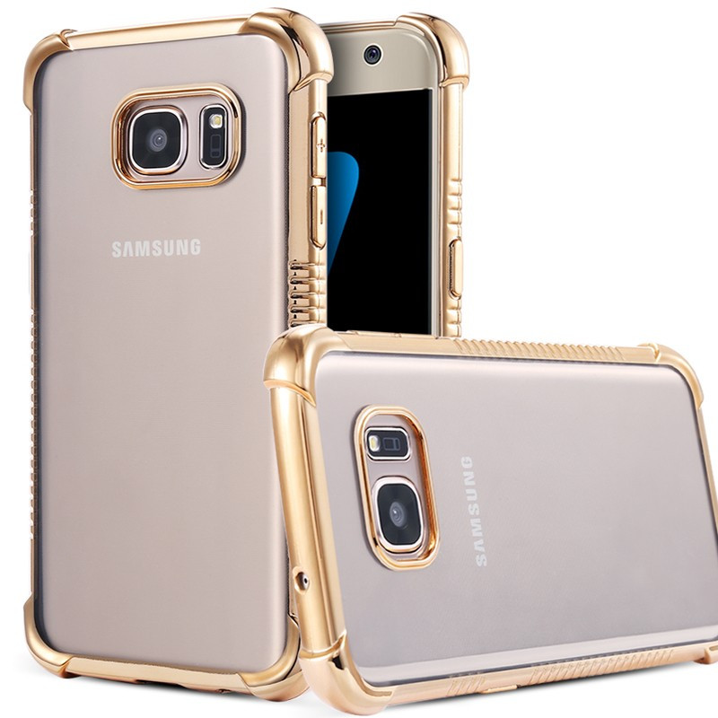 Coque silicone gel PLATING FRAME Samsung Galaxy S7
