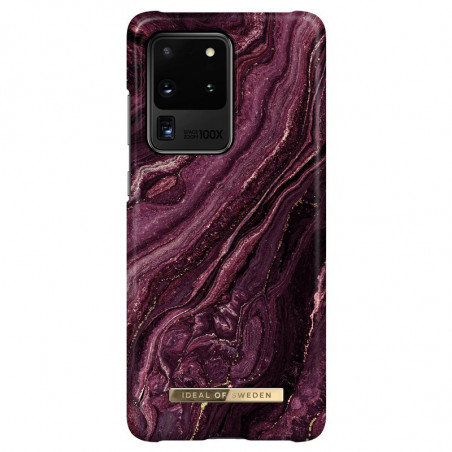 iDeal of Sweden - Galaxy S20 Ultra 5G Coque Golden Plum Marble