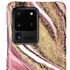 Coque rigide iDeal of Sweden Cosmic Swirl Samsung Galaxy S20 Ultra 5G Rose