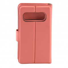 Etui Coque magnétique 2-en-1 Mike Galeli JOSS Series Samsung Galaxy S10 Plus Orange (corail)
