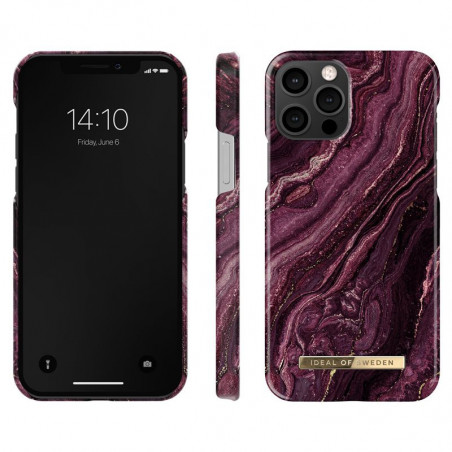 iDeal of Sweden - iPhone 12 / iPhone 12 PRO Coque Golden Plum Marble