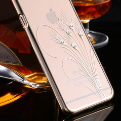 Coque transparente Glitter Diamond Apple iPhone 6/6s Peafowl