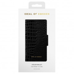 iDeal of Sweden - iPhone 12 / iPhone 12 PRO Etui 2in1 Neo Black Croco
