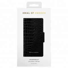 iDeal of Sweden - iPhone 12 PRO MAX Etui 2in1 Neo Black Croco