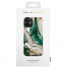 iDeal of Sweden - iPhone 12 Mini Coque Golden Marble