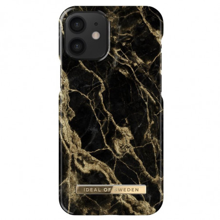 iDeal of Sweden - iPhone 12 Mini Coque Golden Smoke Marble