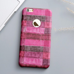 Coque CROCO GRAIN Series Apple iPhone 6/6s Plus Rose