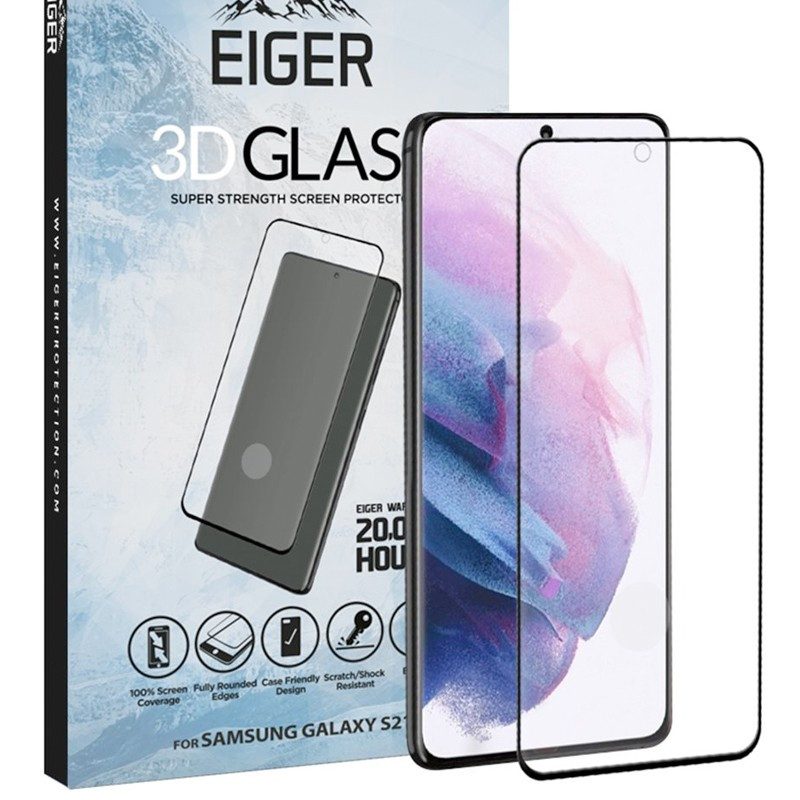 Eiger - Galaxy S21 5G Protection écran 3D GLASS