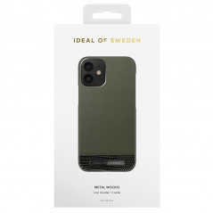 iDeal of Sweden - iPhone 12 Mini Coque Metal Woods