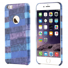 Coque CROCO GRAIN Series Apple iPhone 6/6s Plus Bleu