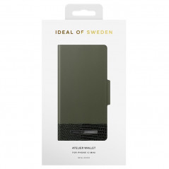 iDeal of Sweden - iPhone 12 Mini Etui Metal Woods Unity Wallet 2in1