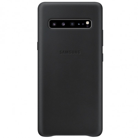 Coque cuir Samsung EF-VG977L Leather Samsung Galaxy S10 5G Noir