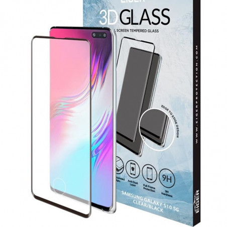 Eiger - Galaxy S10 5G Protection écran 3D GLASS CF