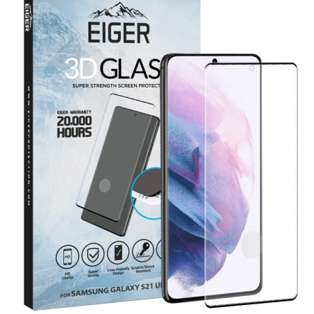 Eiger - Galaxy S21 Ultra 5G Protection écran 3D GLASS