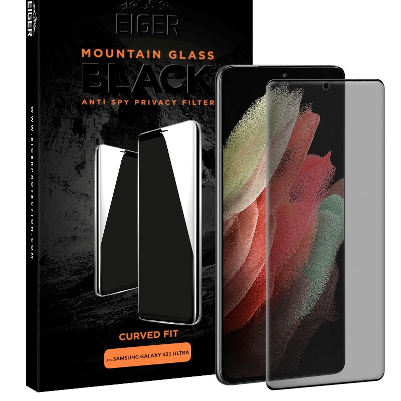 Eiger - Galaxy S21 Ultra 5G Protection écran MOUNTAIN GLASS PRIVACY