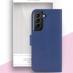 Etui folio FORTYFOUR No.11 Samsung Galaxy S21 Plus 5G Bleu