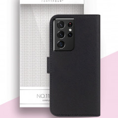 Etui folio FORTYFOUR No.11 Samsung Galaxy S21 Ultra 5G Noir