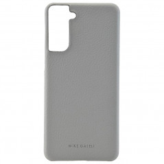 Coque cuir Mike Galeli LENNY Series Samsung Galaxy S21 5G Gris