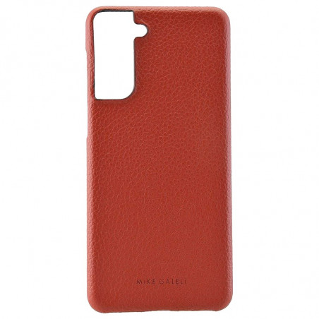 Coque cuir Mike Galeli LENNY Series Samsung Galaxy S21 Plus 5G Rouge