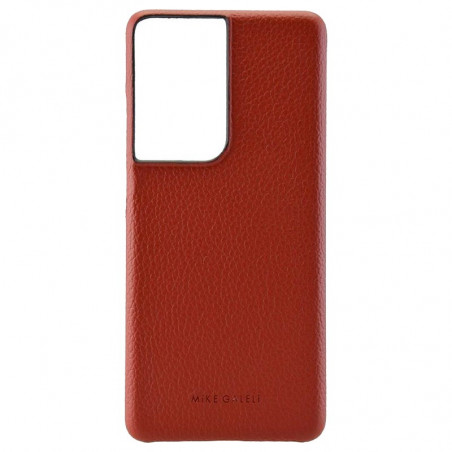 Coque cuir Mike Galeli LENNY Series Samsung Galaxy S21 Ultra 5G Rouge